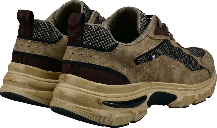 Bugatti Sneakers laag grijs aardetinten zwart - Foto 4