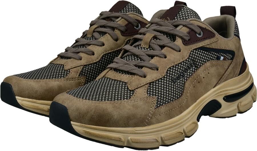 Bugatti Sneakers laag grijs aardetinten zwart - Foto 5