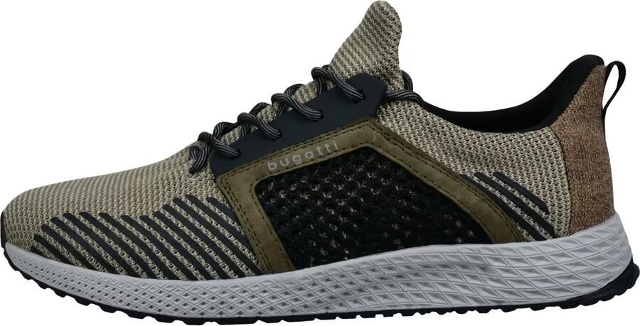 Bugatti Sneakers laag grijs kaki olijfgroen zwart - Foto 6