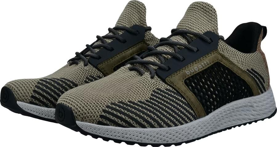 Bugatti Sneakers laag grijs kaki olijfgroen zwart - Foto 5
