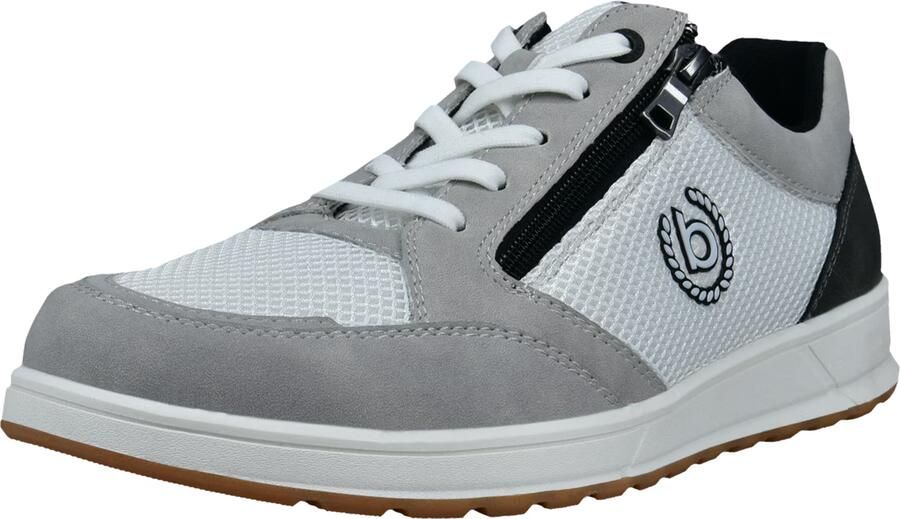 Bugatti Sneakers laag grijs lichtgrijs zwart