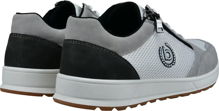 Bugatti Sneakers laag grijs lichtgrijs zwart - Foto 3