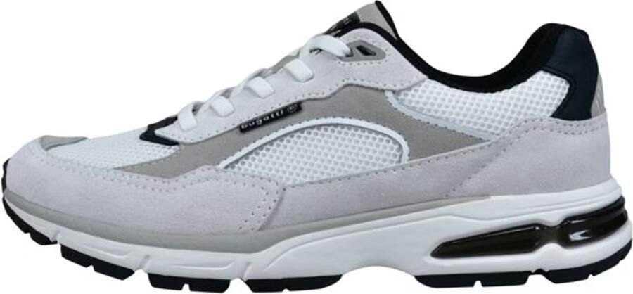 Bugatti Sneakers laag grijs lichtgrijs zwart wit - Foto 5