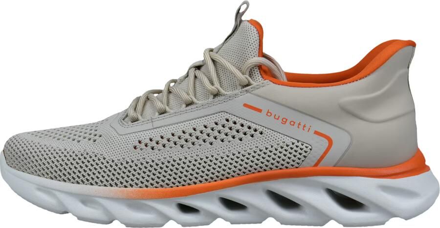Bugatti Sneakers laag grijs oranje - Foto 6