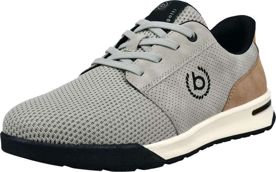 Bugatti Sneakers laag grijs taupe zwart - Foto 2