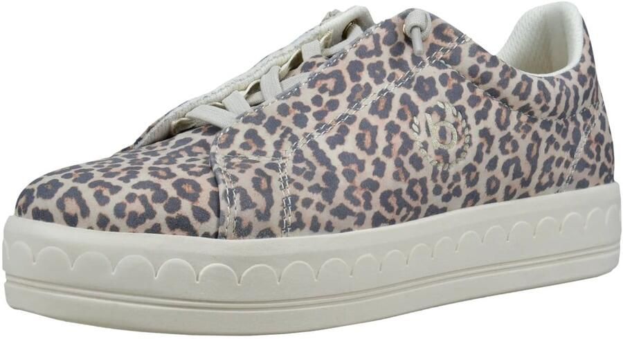 Bugatti Sneakers laag grijs wit