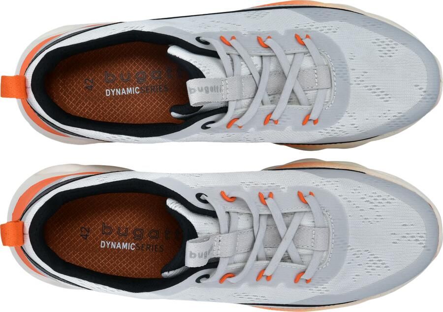 Bugatti Sneakers laag grijs zwart natuurwit - Foto 3
