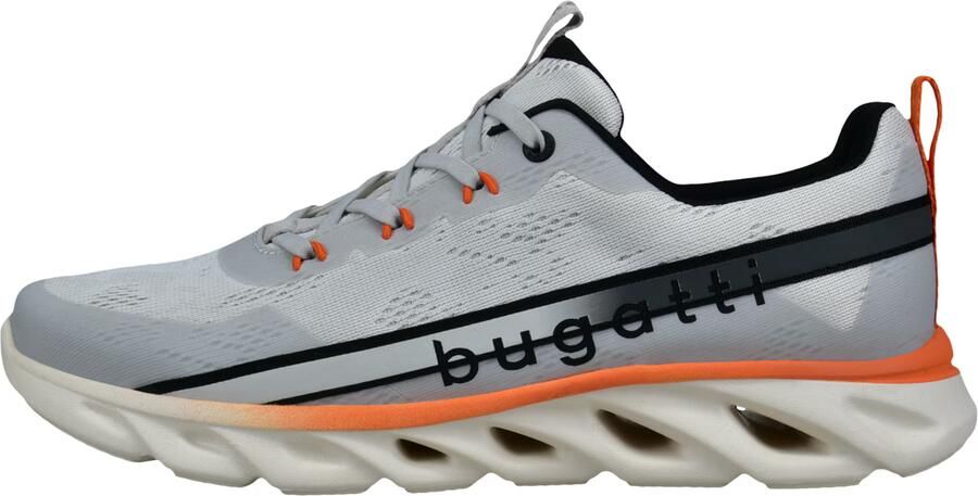 Bugatti Sneakers laag grijs zwart natuurwit - Foto 5
