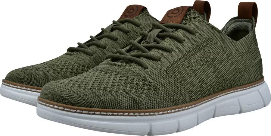 Bugatti Sneakers laag groen donkergroen - Foto 5