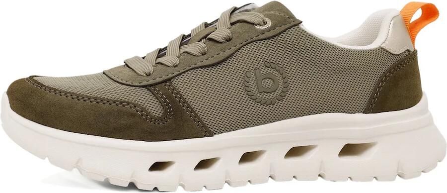 Bugatti Sneakers laag kaki olijfgroen