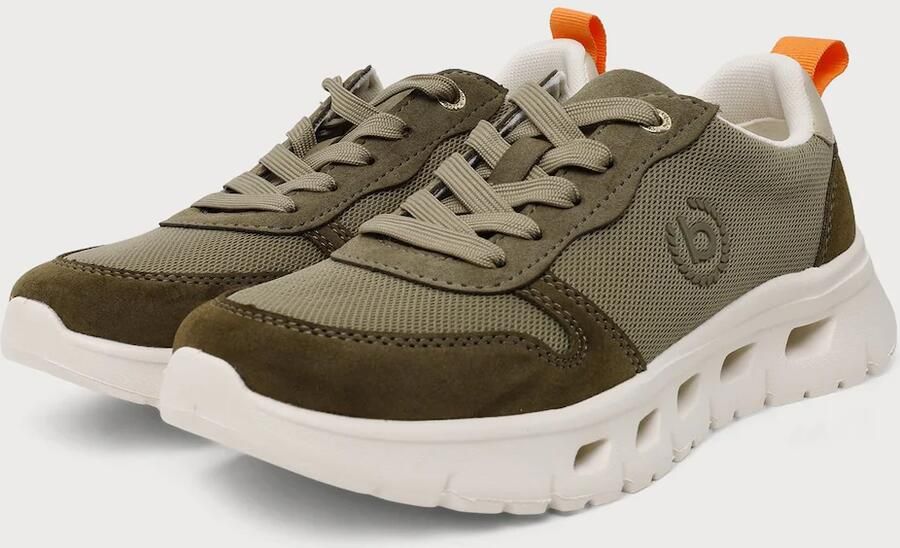 Bugatti Sneakers laag kaki olijfgroen - Foto 4