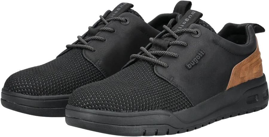 Bugatti Sneakers laag karamel zwart - Foto 4