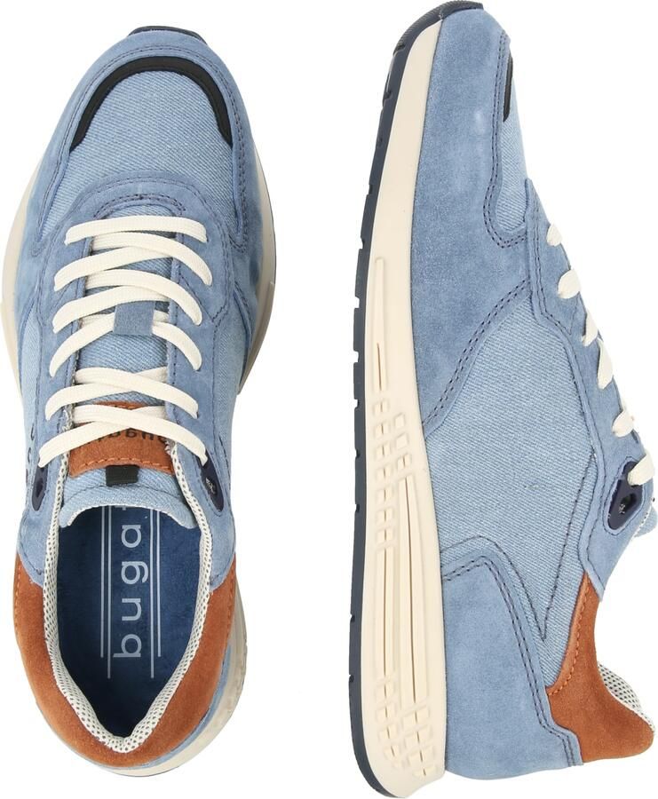 Bugatti Sneakers laag lichtblauw cognac - Foto 2