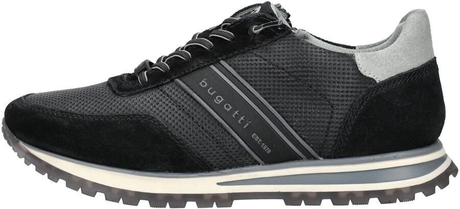 Bugatti Sneakers laag lichtgrijs zwart - Foto 6