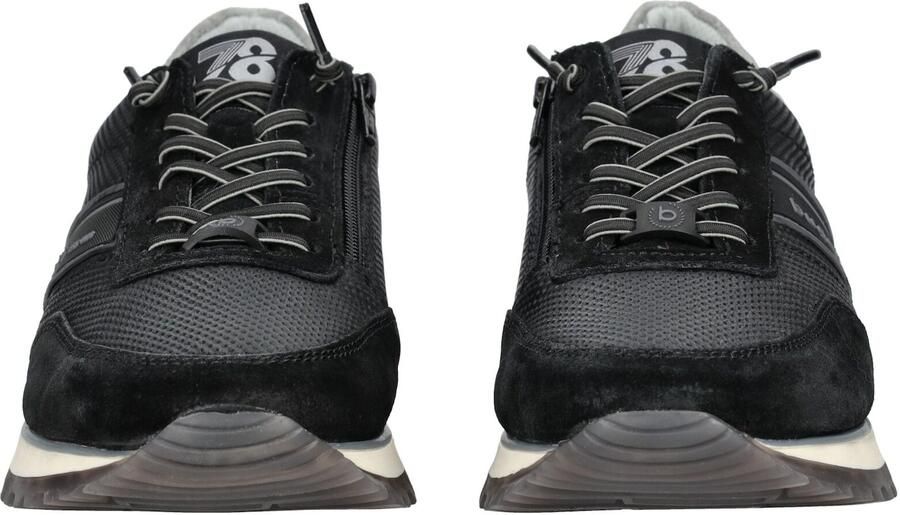 Bugatti Sneakers laag lichtgrijs zwart - Foto 4