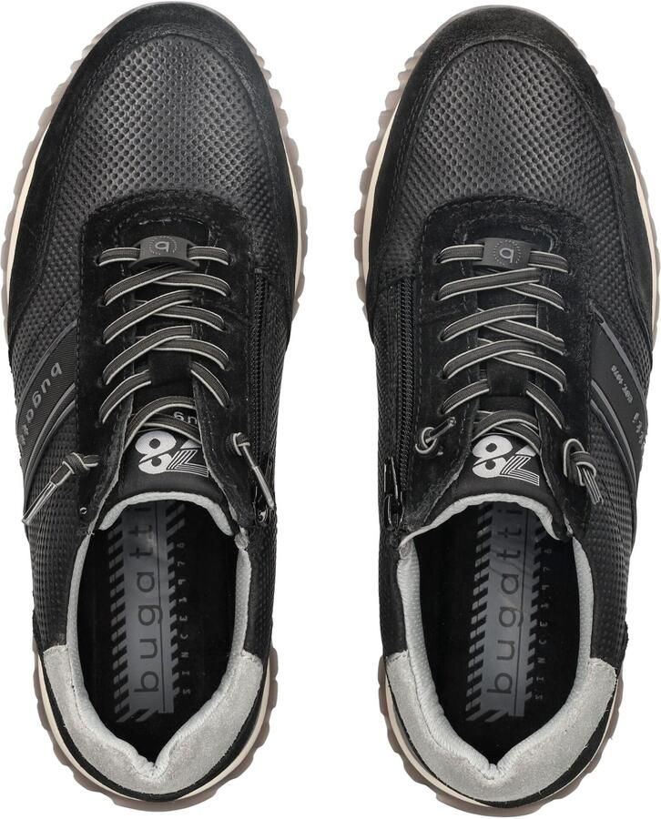 Bugatti Sneakers laag lichtgrijs zwart - Foto 2