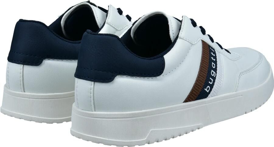 Bugatti Sneakers laag navy chocoladebruin wit - Foto 3