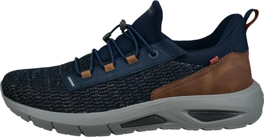 Bugatti Sneakers laag navy donkerblauw bruin - Foto 5