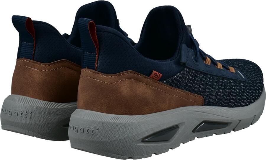 Bugatti Sneakers laag navy donkerblauw bruin - Foto 3