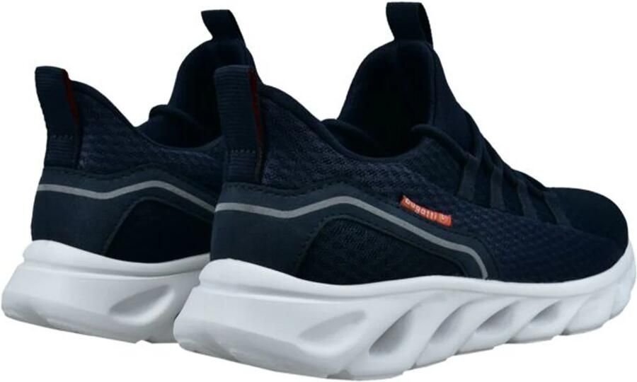 Bugatti Sneakers laag navy donkerblauw lichtgrijs - Foto 3