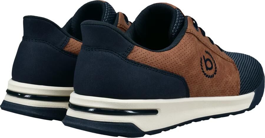 Bugatti Sneakers laag navy duifblauw cognac - Foto 4