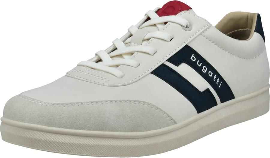Bugatti Sneakers laag navy lichtgrijs purper wit