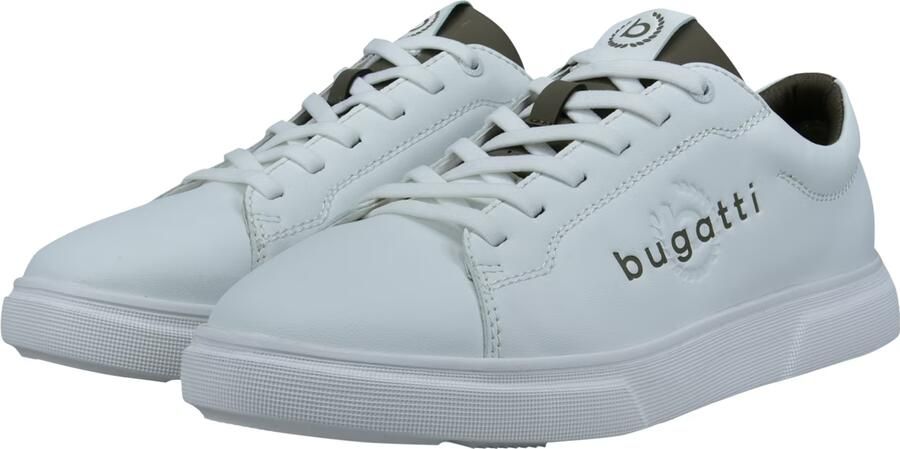 Bugatti Sneakers laag olijfgroen wit - Foto 5