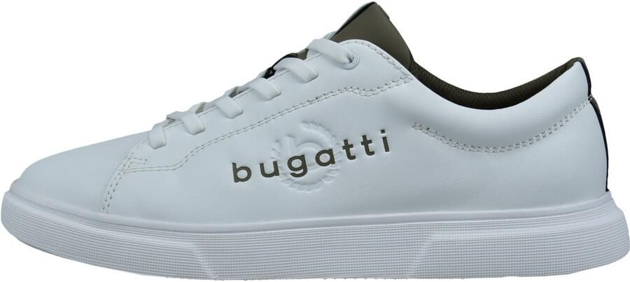 Bugatti Sneakers laag olijfgroen wit - Foto 6