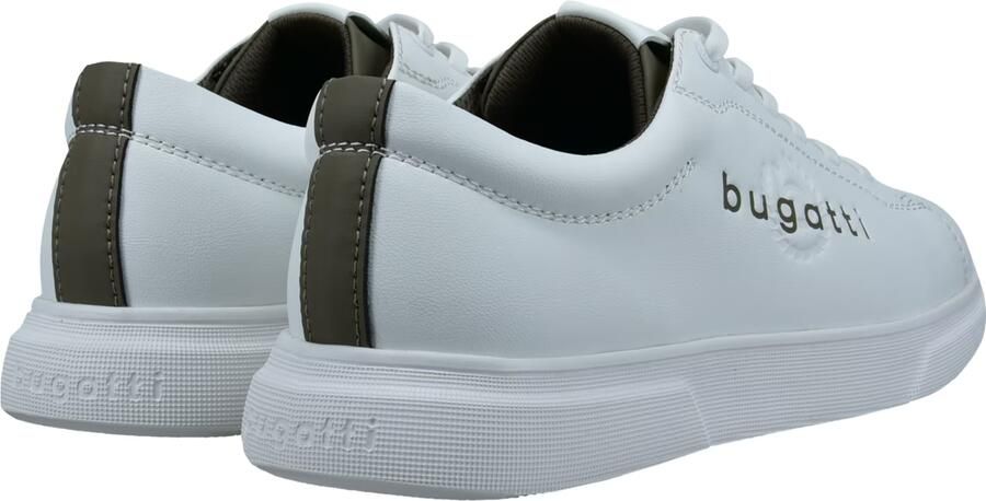 Bugatti Sneakers laag olijfgroen wit - Foto 4