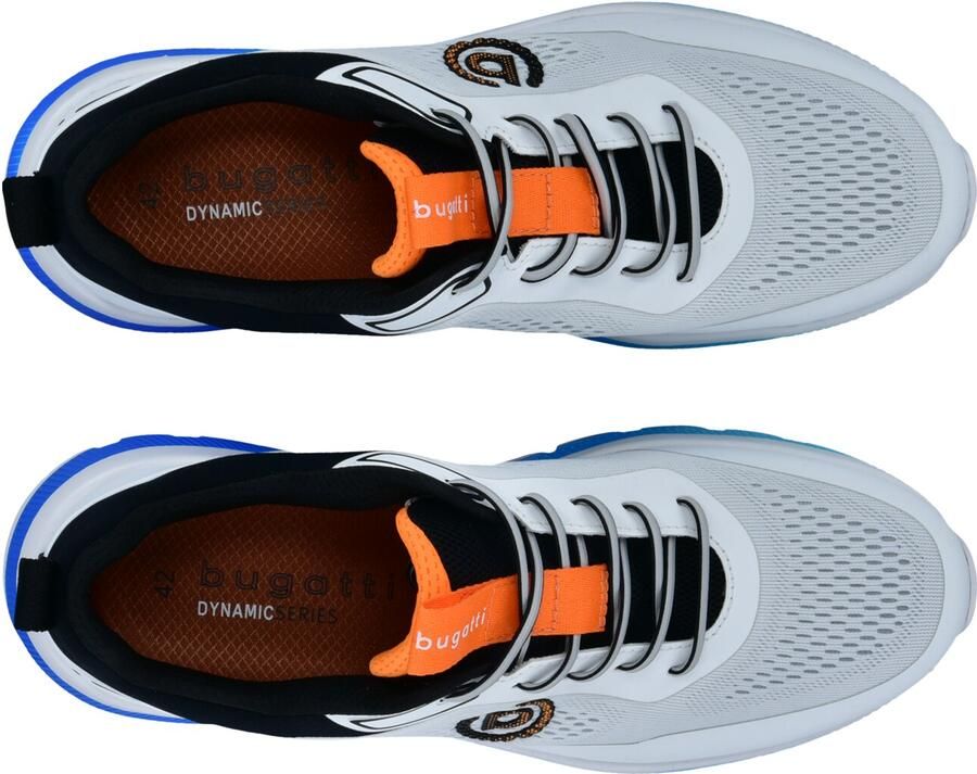 Bugatti Sneakers laag oranje zwart offwhite - Foto 9