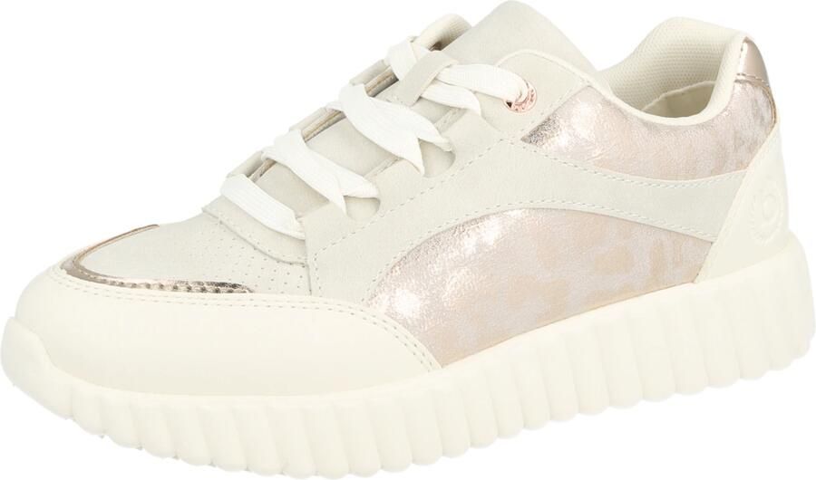 Bugatti Sneakers laag poederroze offwhite