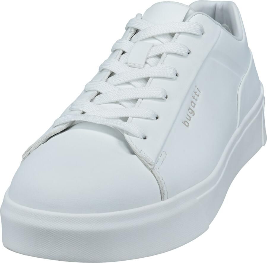 Bugatti Plateausneakers vrijetijdsschoen halfschoen veterschoen met zijlogo-debossing