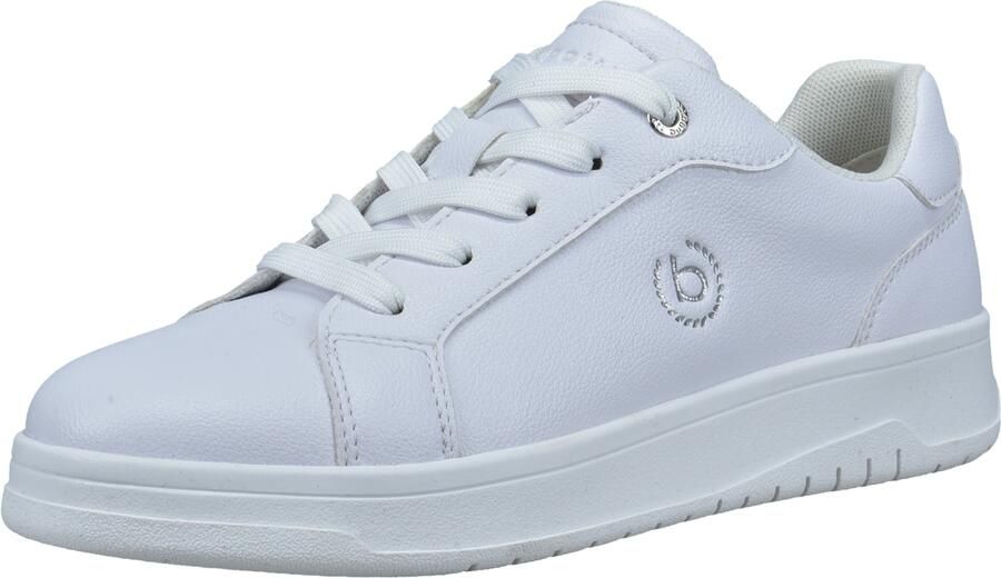 Bugatti Sneakers laag zilver wit