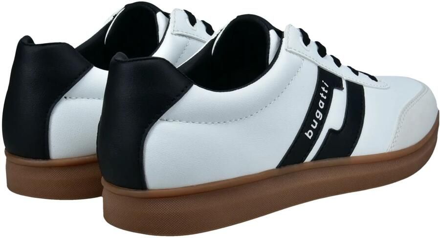 Bugatti Sneakers laag zwart wit - Foto 3