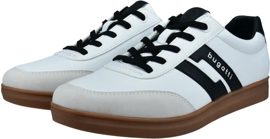 Bugatti Sneakers laag zwart wit - Foto 4