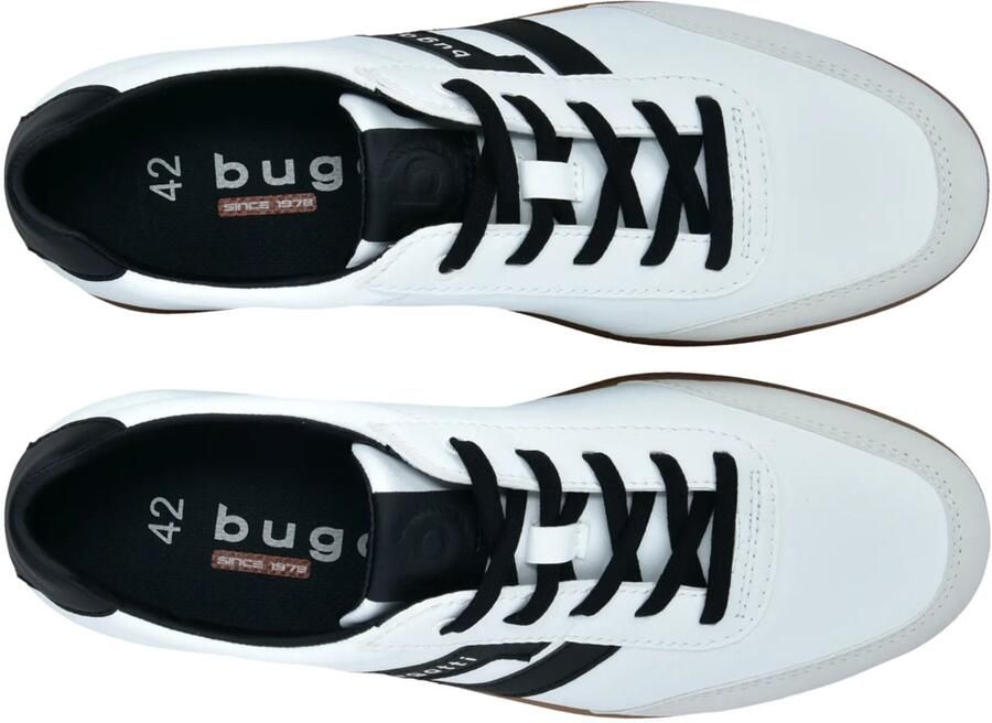 Bugatti Sneakers laag zwart wit - Foto 2