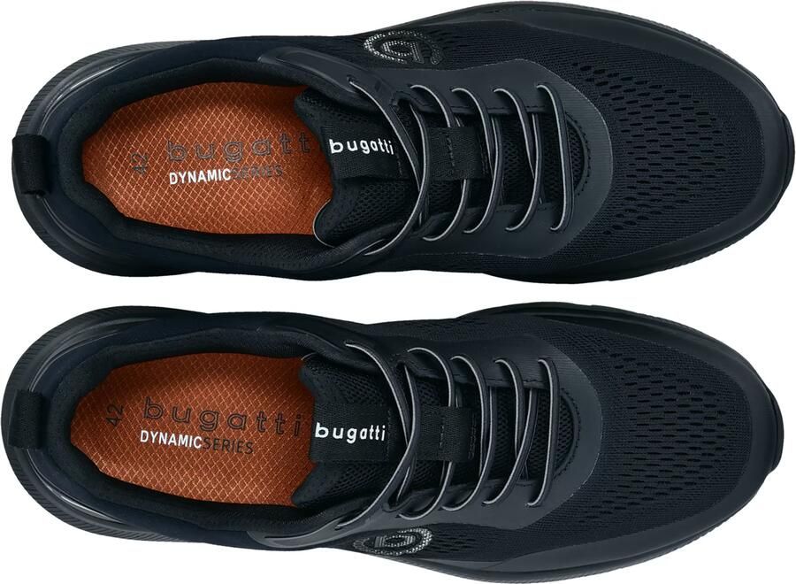 Bugatti Sneakers laag zwart zilver - Foto 4