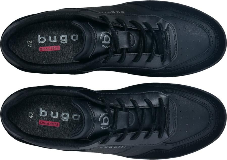 Bugatti Sneakers laag zwart zilver - Foto 2