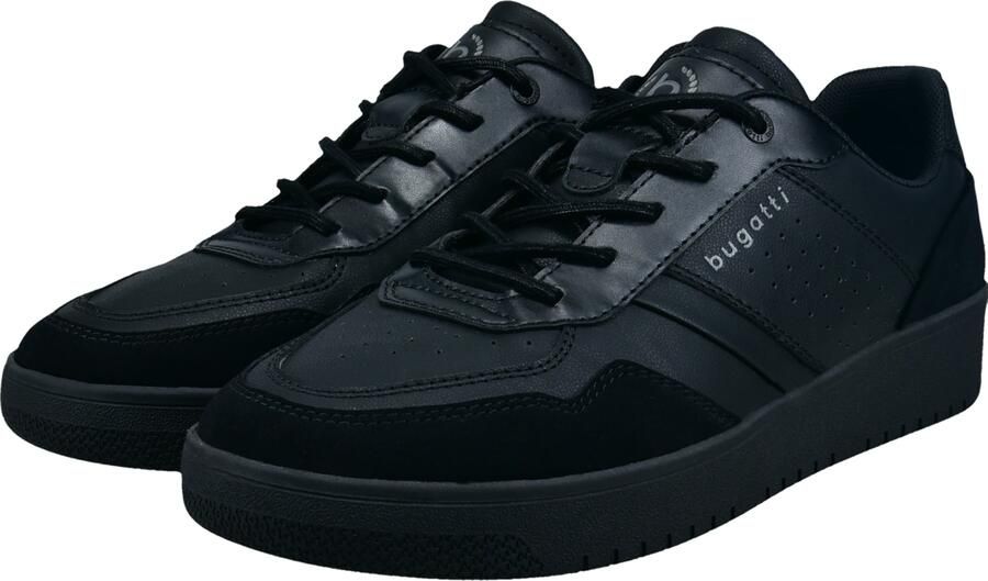 Bugatti Sneakers laag zwart zilver - Foto 3