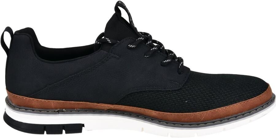Bugatti Veterschoenen met gaatjespatroon vrijetijdsschoen lage schoen veterschoen