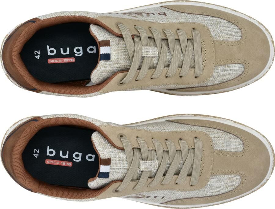 Bugatti Sportieve veterschoen beige bruin wit - Foto 3