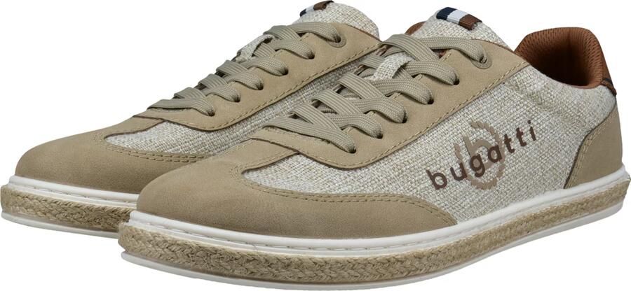 Bugatti Sportieve veterschoen beige bruin wit - Foto 5