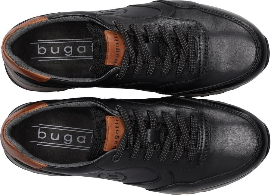 Bugatti Sportieve veterschoen cognac zwart - Foto 2