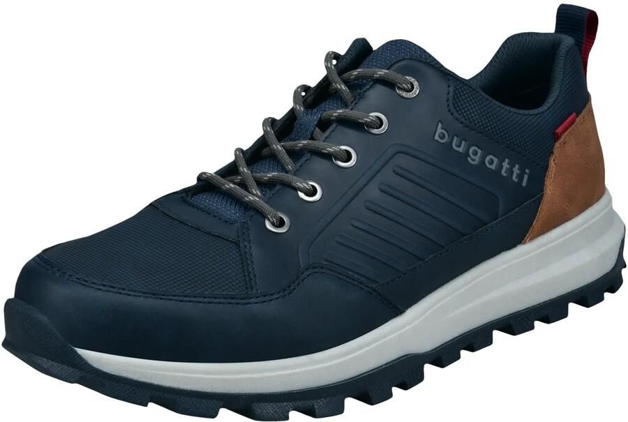Bugatti Sportieve veterschoen saffier cognac