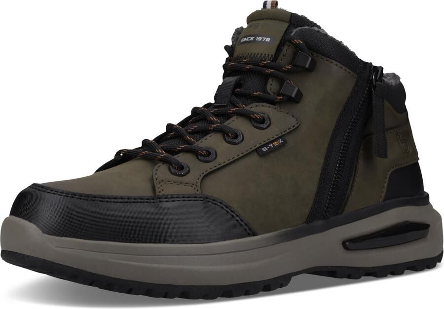 Bugatti Veterboots donkergroen zwart