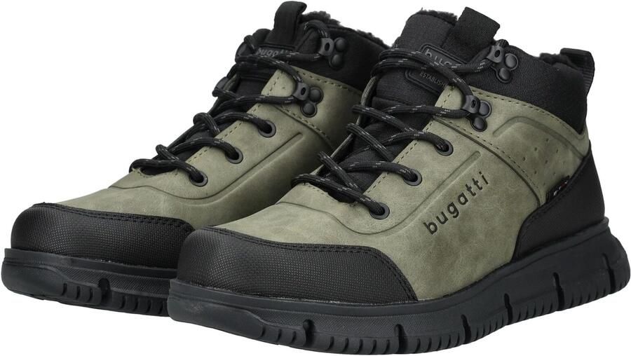 Bugatti Veterboots groen zwart - Foto 6