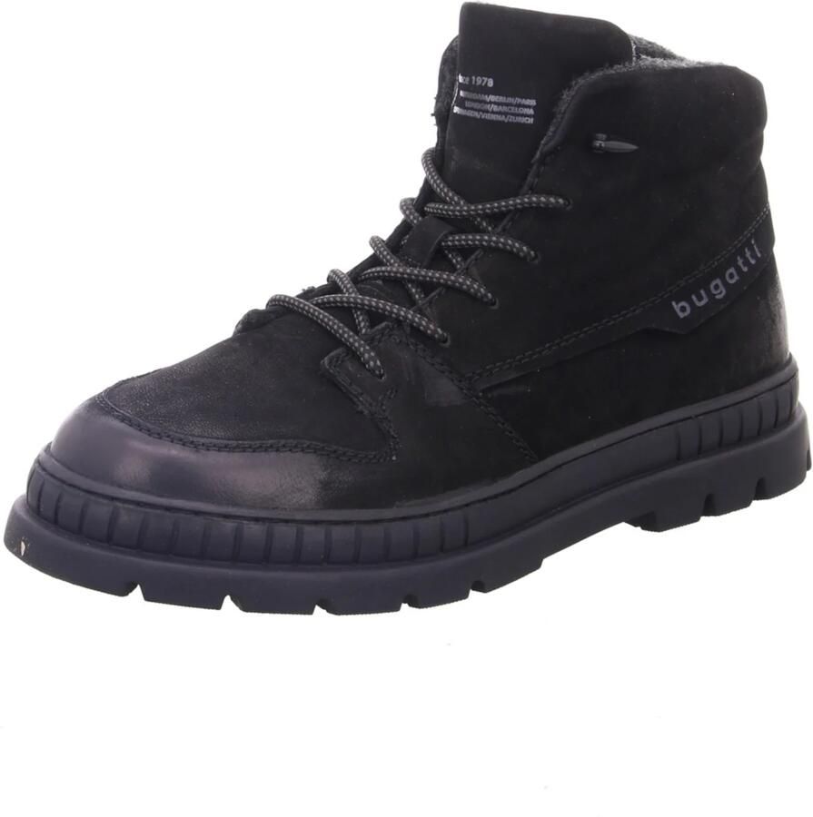 Bugatti Pallario Veterschoenen zwart Nubuck - Foto 3