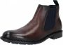 Bugatti Chelsea boots van leer met treklus model 'Bonifacio' - Thumbnail 3