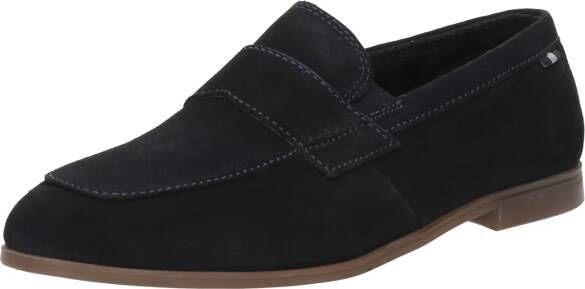 Bugatti Loafers van leer met labeldetail model 'Tryst'