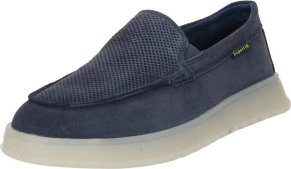 BUGATTI MAN Leren loafers met labeldetail model 'Fiero'